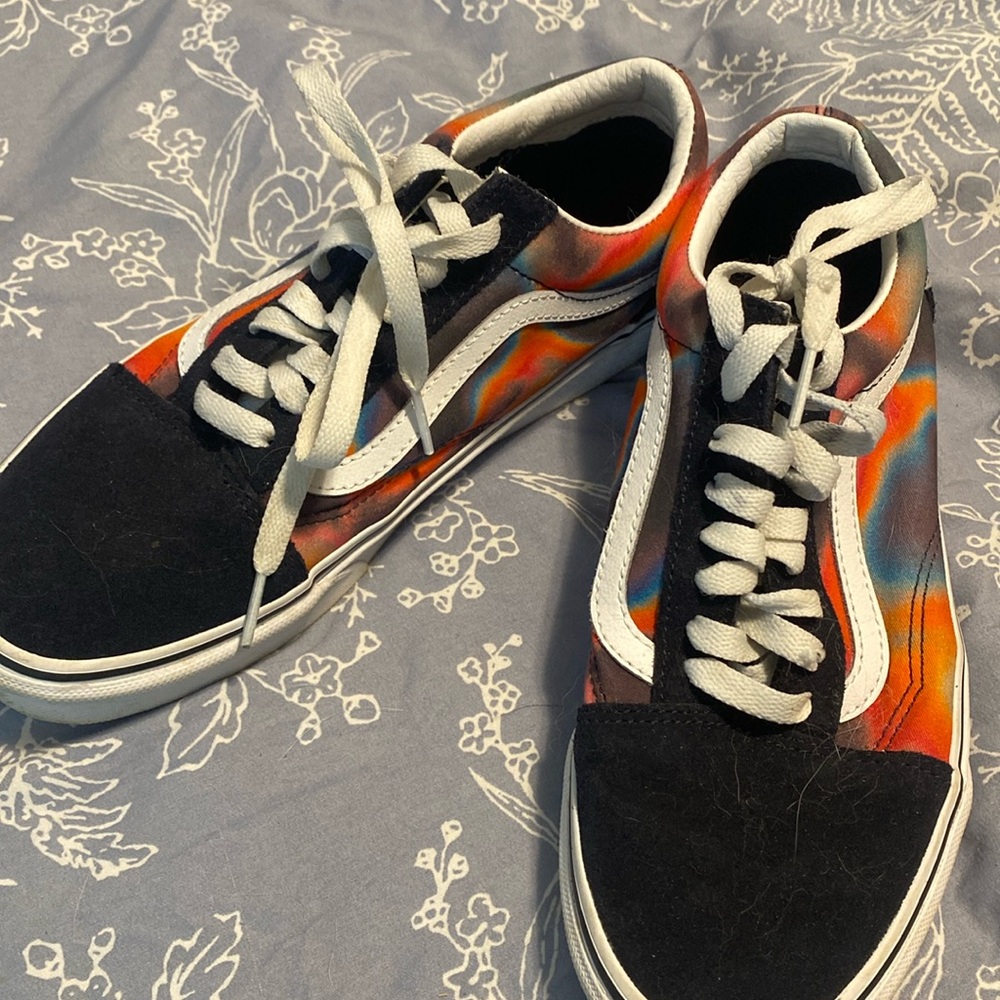 Tie-dye vans